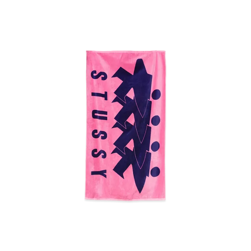 Stussy Surfman Beach Towel "Pink"