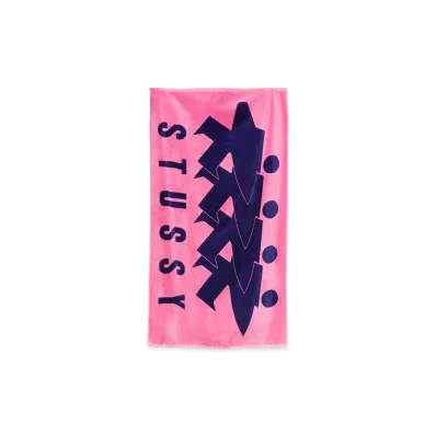 Stussy Surfman Beach Towel "Pink"
