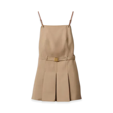 MIU MIU Women's Kid Mohair Dress "Hazelnut"