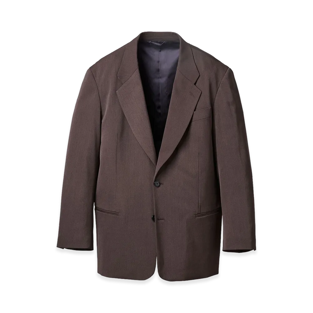 SEDAN ALL-PURPOSE Single-Breasted Tailored Jacket "Dark Brown"