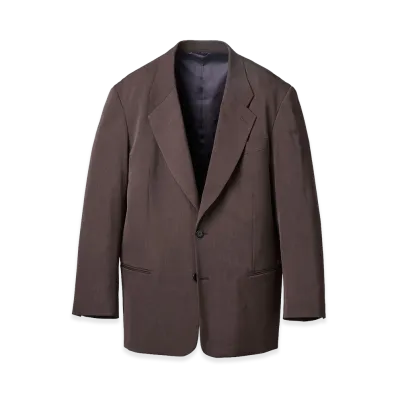 SEDAN ALL-PURPOSE Single-Breasted Tailored Jacket "Dark Brown"