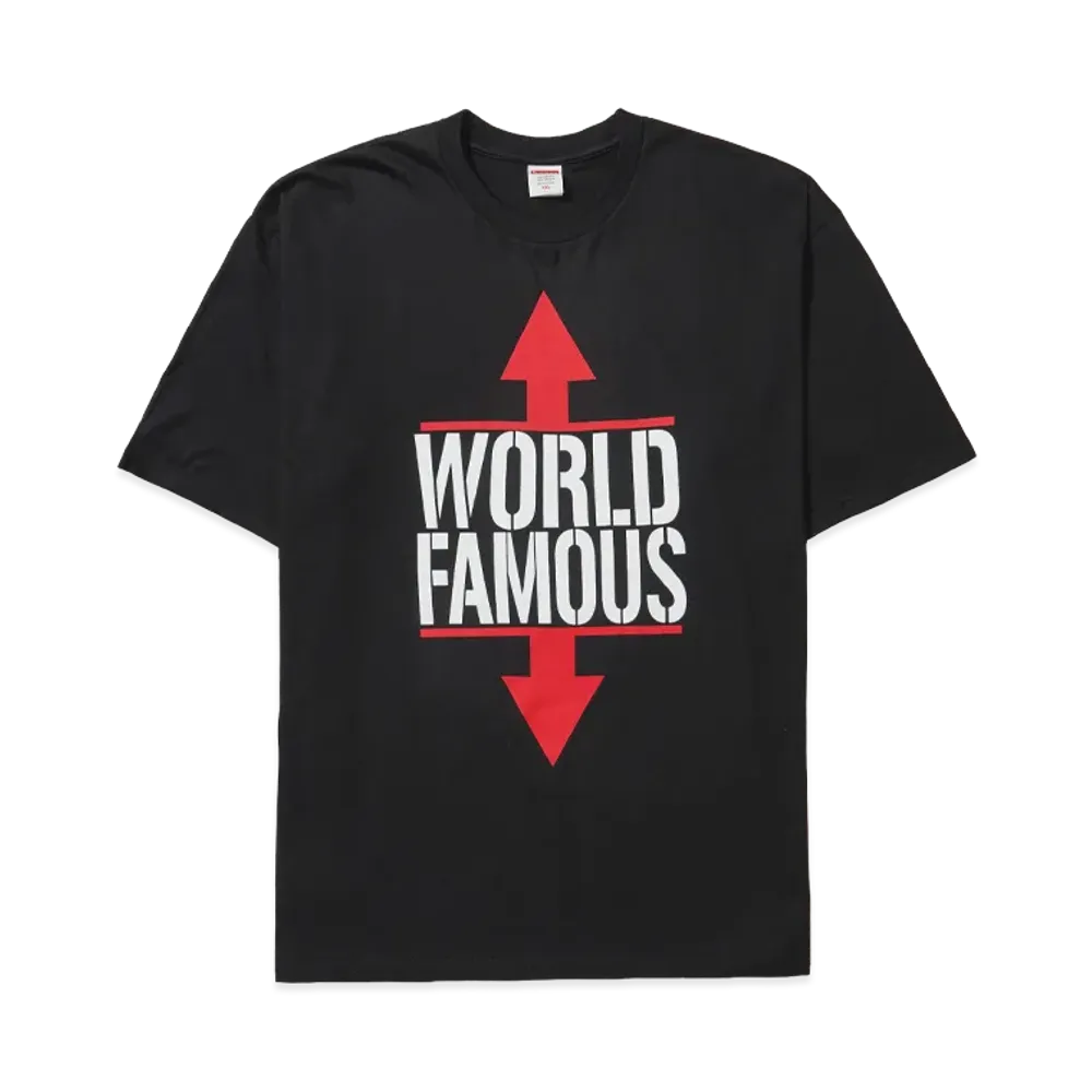 Supreme World Famous Tee "Black"