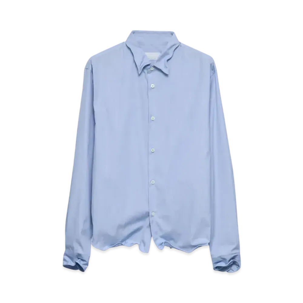 PRADA Men's Cotton Shirt "Sky Blue"