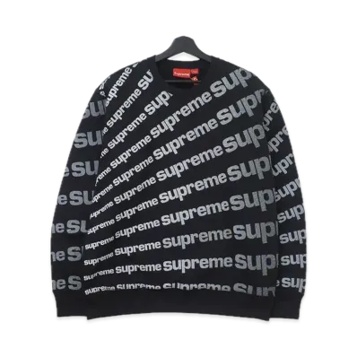 Supreme Radial Crewneck "Black"