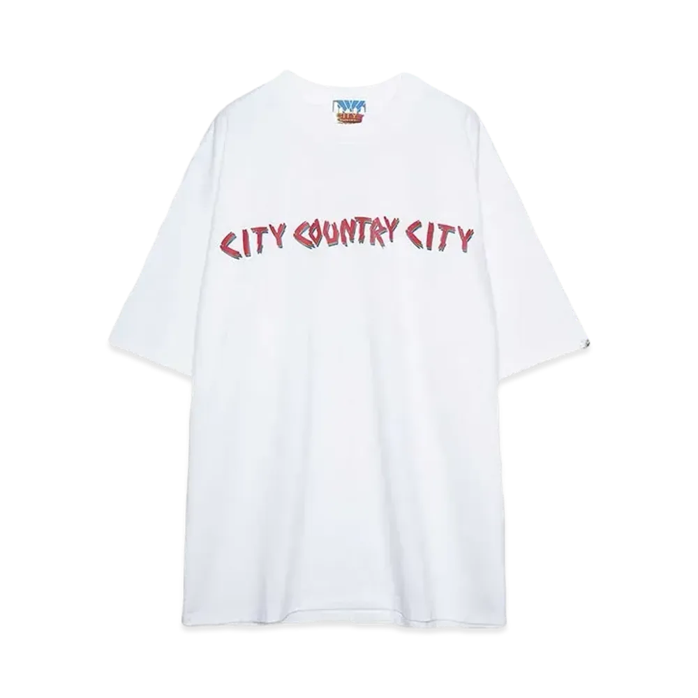 CITY COUNTRY CITY Cotton T-shirt_City Country City "WHITE"