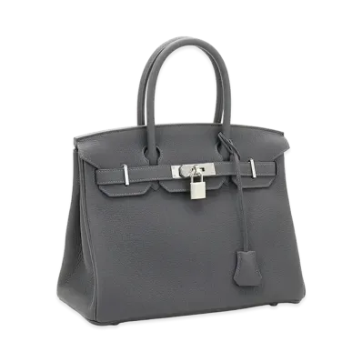 Hermes Women's Birkin 30cm Togo Handbag "Gris Misty"