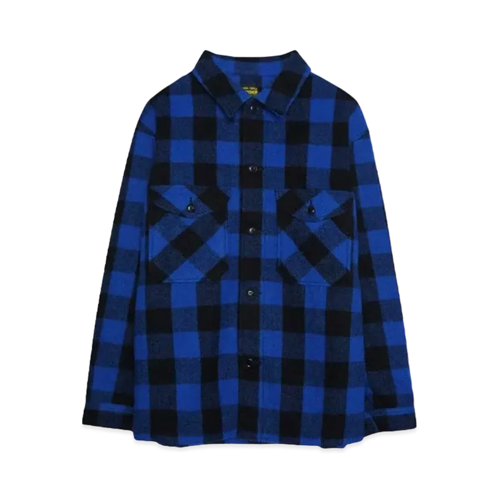 PORKCHOP x MASSES WOOL JACKET P "BLUE"