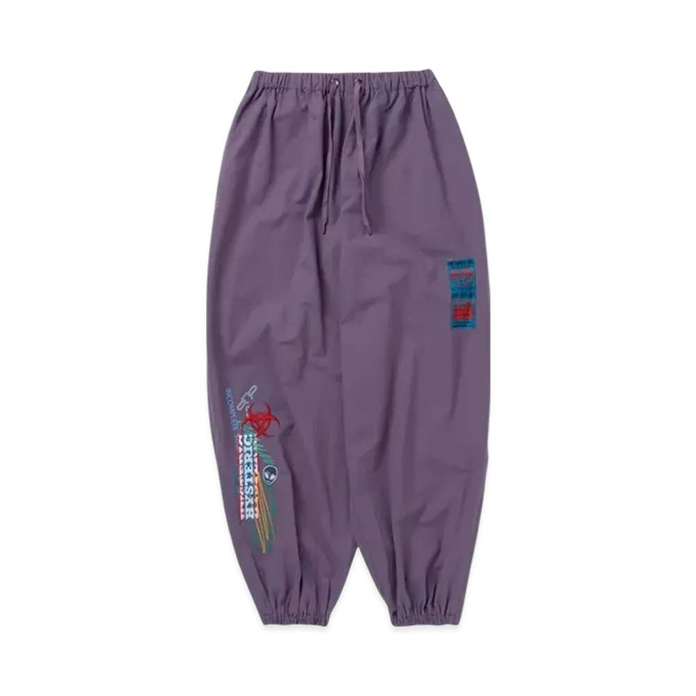 HYSTERIC GLAMOUR x Genzai Collage Cotton Pants "Purple"