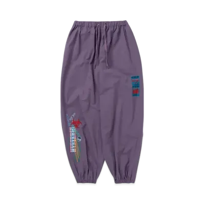 HYSTERIC GLAMOUR x Genzai Collage Cotton Pants "Purple"