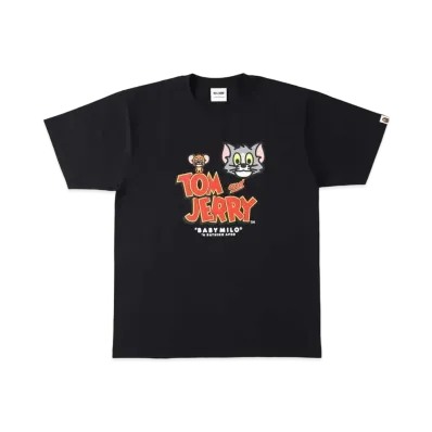 A BATHING APE / TOM AND JERRY BABY MILO TEE 1 "Black"
