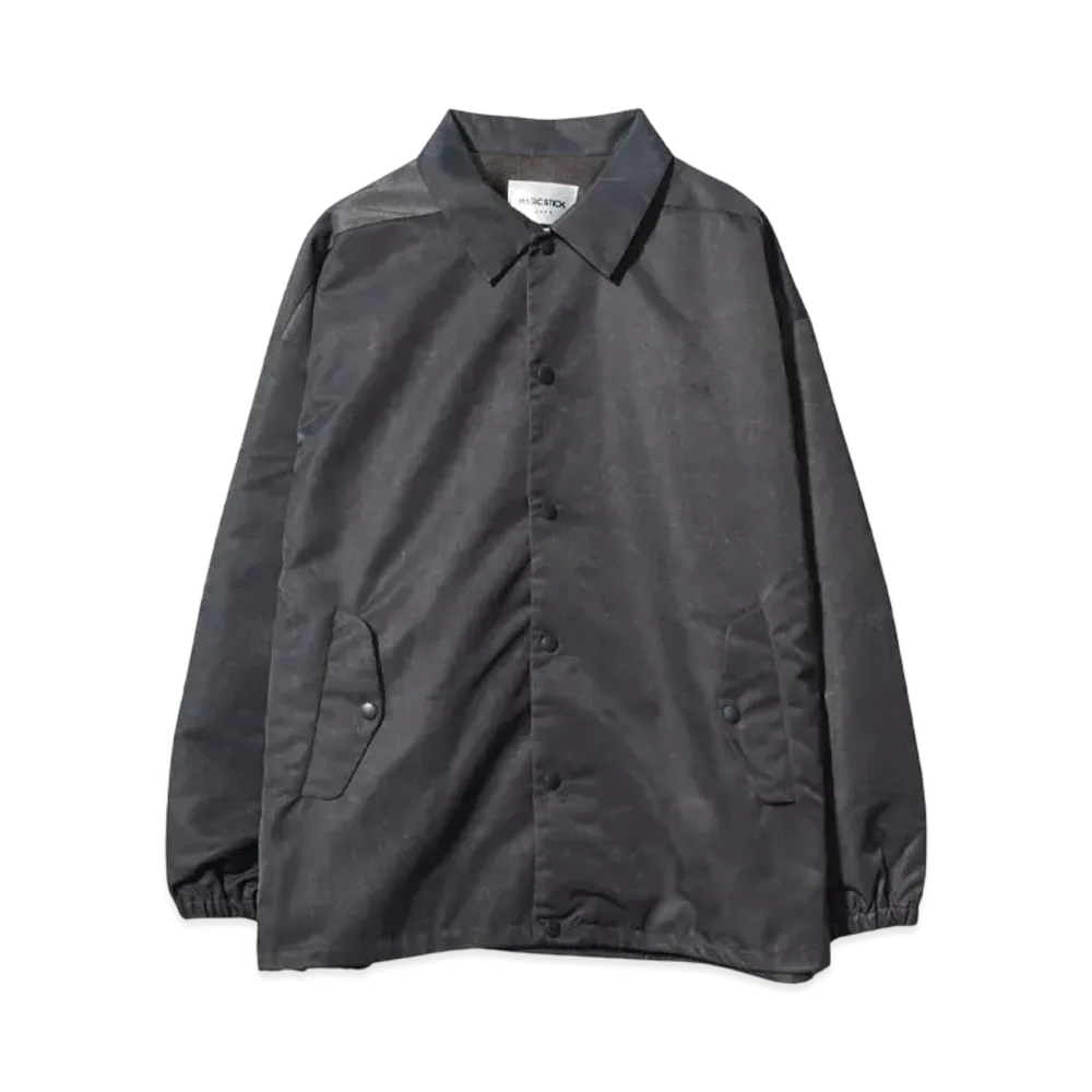 MAGIC STICK TYE DYE NYLON COACH JACKET "D.Navy"