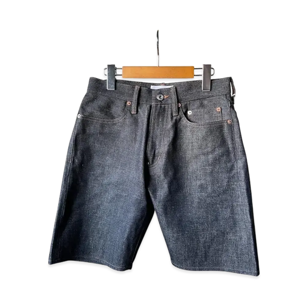 SUGARHILL Denim Short Trousers Straghit Cut "Rigid Indigo"