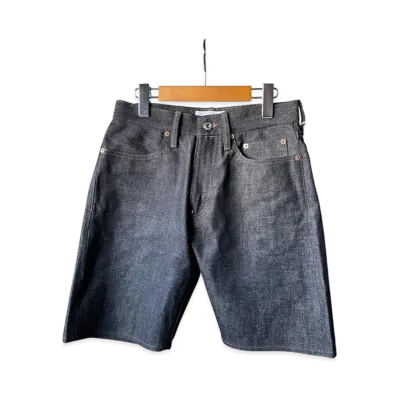 SUGARHILL Denim Short Trousers Straghit Cut "Rigid Indigo"