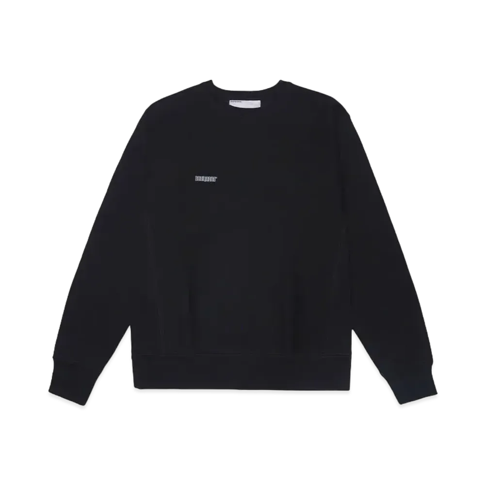 Poliquant THE ARCHING RUBBER RESIN BIG SIGN SWEATSHIRT "BLACK"