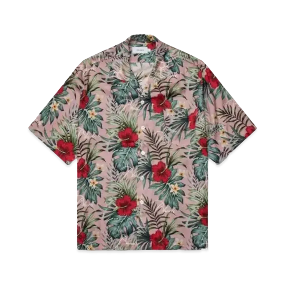 RHUDE Hawaiian Logo Rayon Shirt "Multi"