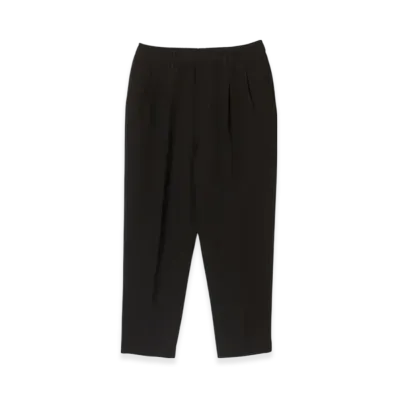 N.HOOLYWOOD Wide Tapered Easy Slacks "Black"