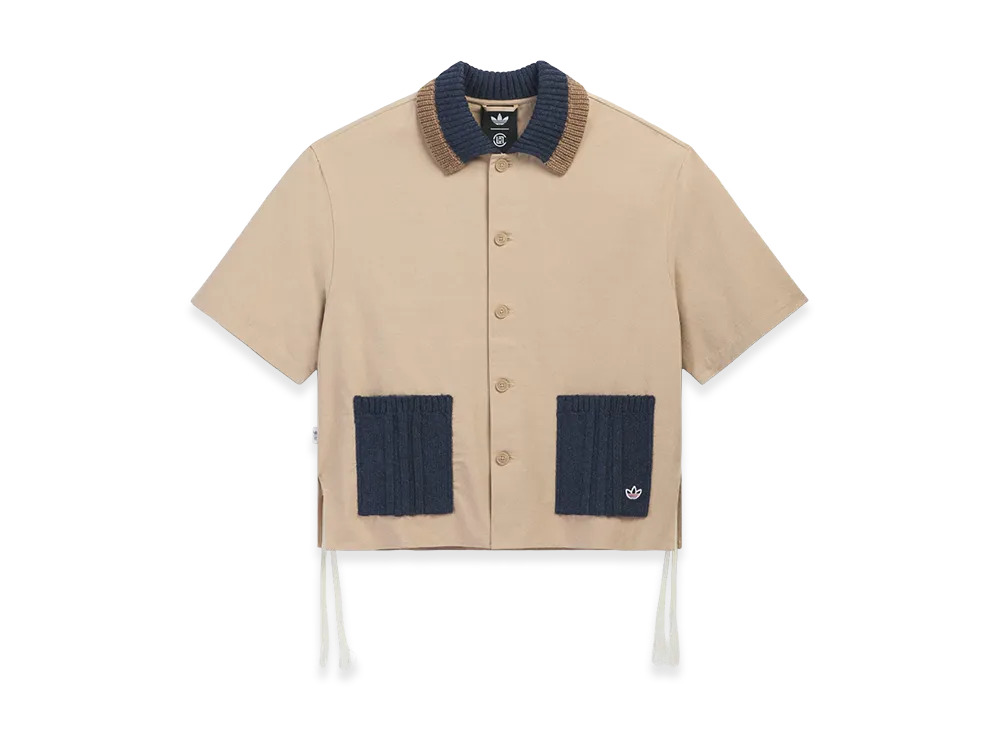adidas x CLOT SS Guayabera Shirt by Edison Chen "Warm Sandstone"