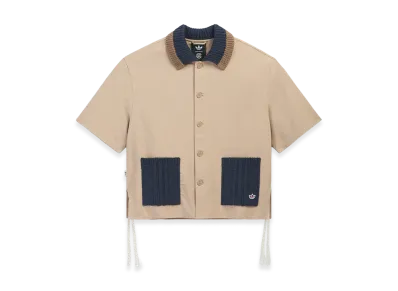 adidas x CLOT SS Guayabera Shirt by Edison Chen "Warm Sandstone"