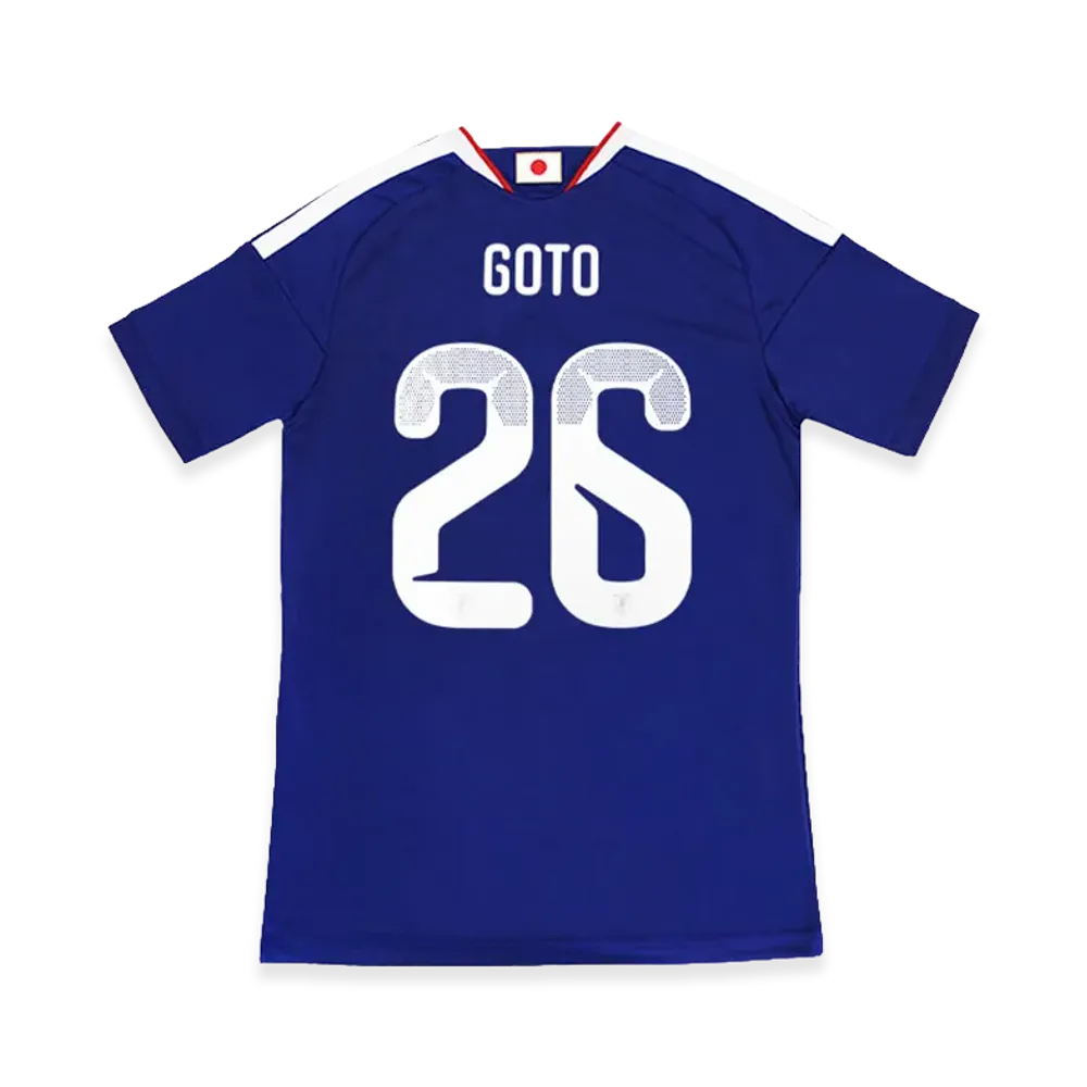 アディダス サッカー 日本代表 2026 ホーム レプリカ ユニフォーム #26 後藤啓介 "ジャパンブルー/アッシュブルー"