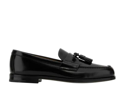 PRADA Leather Loafers "Black"