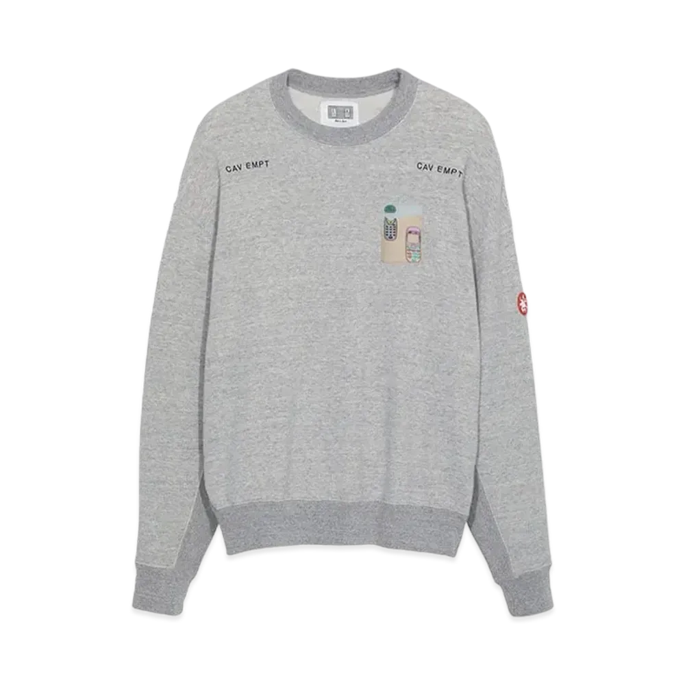 Cav Empt (C.E) MOBILE SOFT CREW NECK "Grey"