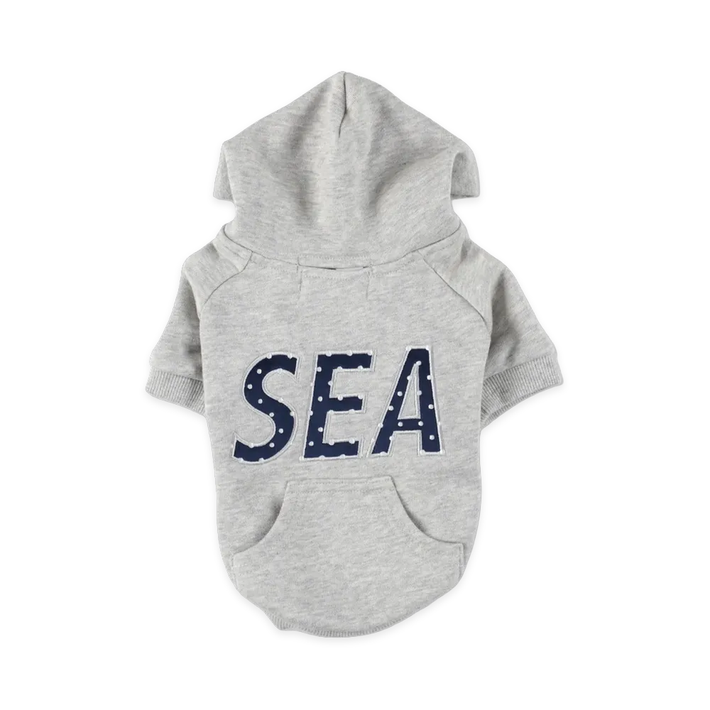 WIND AND SEA Dot Sea Patch Dog Sweat "Gray"