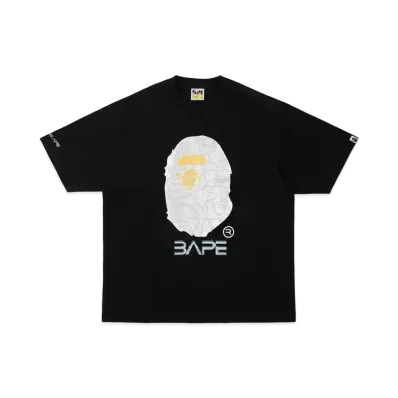A BATHING APE X HAJIME SORAYAMA APE HEAD TEE "Black"