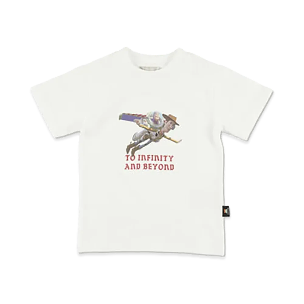 WIND AND SEA x TOY STORY Vintage Kids Tee Infinty "White"