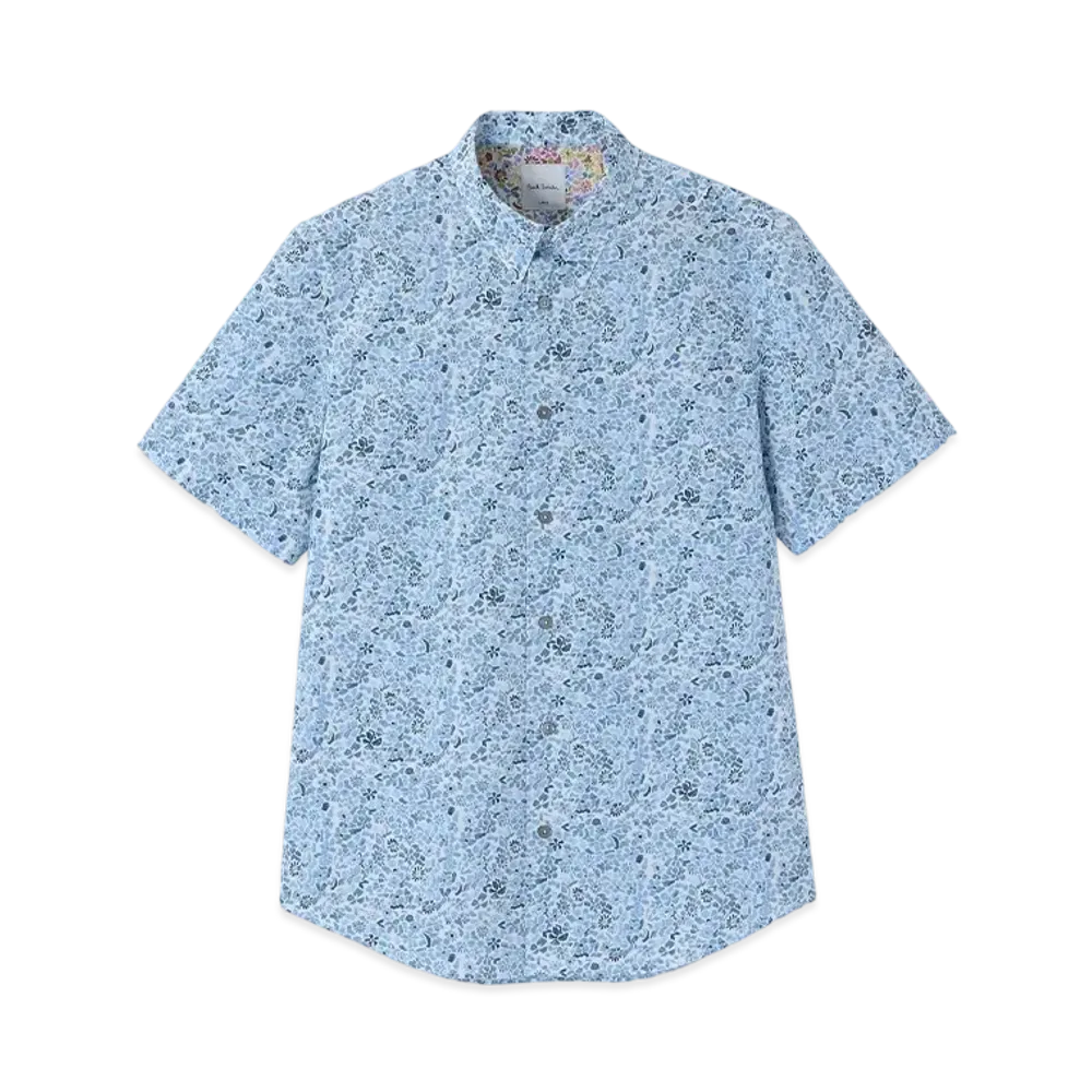 Paul Smith Pencil Floral Shirt "LightBlue"