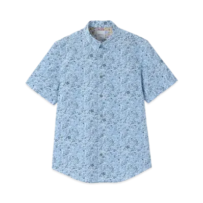 Paul Smith Pencil Floral Shirt "LightBlue"