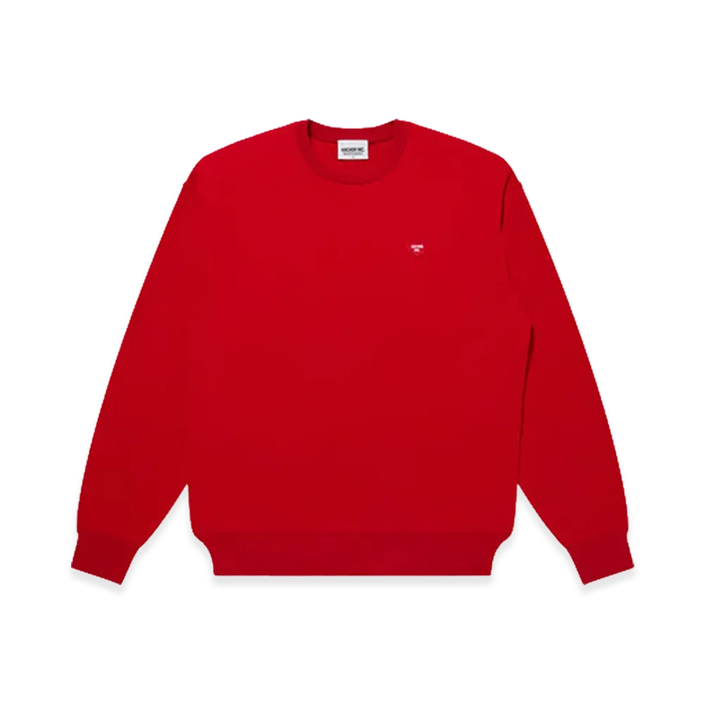 Mercedes Anchor inc. V-Day Patched Knit Sweater "Red"