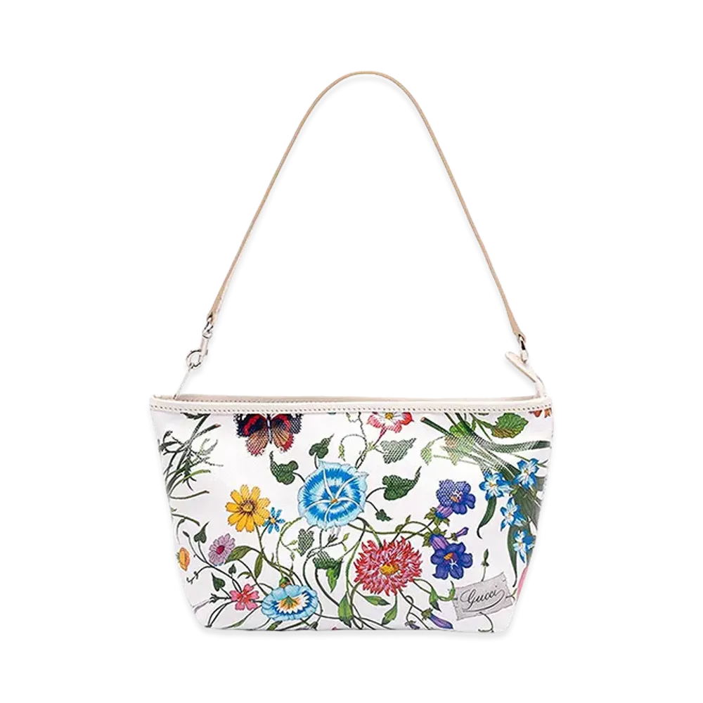 GUCCI Women's Essence Flora Mini Bag "White"