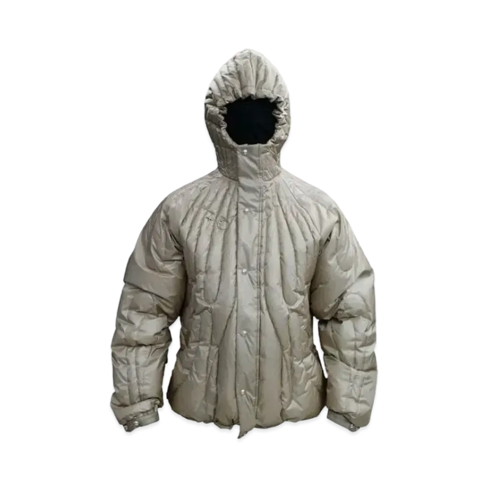 THUG CLUB Cave Goose Down Jacket "Beige"