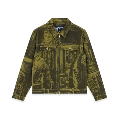 RASSVET Printed Castle Zip Jackte "Multi"
