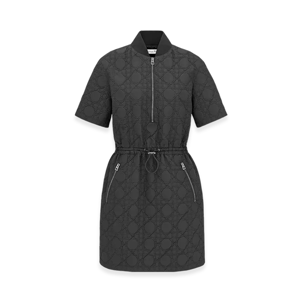 Dior Women's Macrocannage Short Dress "Black"