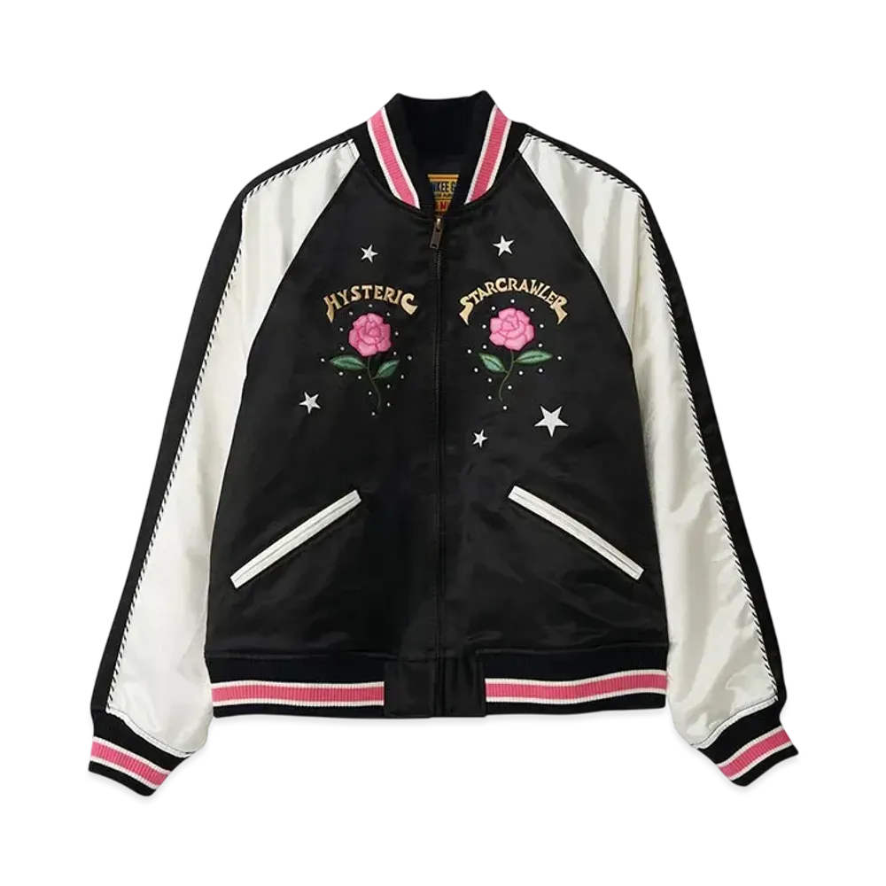 HYSTERIC GLAMOUR x Starcrawler Hg Sheep Star Embroidery Sukajan "Black"
