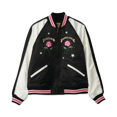 HYSTERIC GLAMOUR x Starcrawler Hg Sheep Star Embroidery Sukajan "Black"