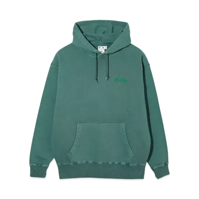 X-Girl Distressed Sweat Hoodie "Green"