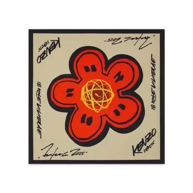 KENZO x Futura 2000 Cotton Bandana "Cream"