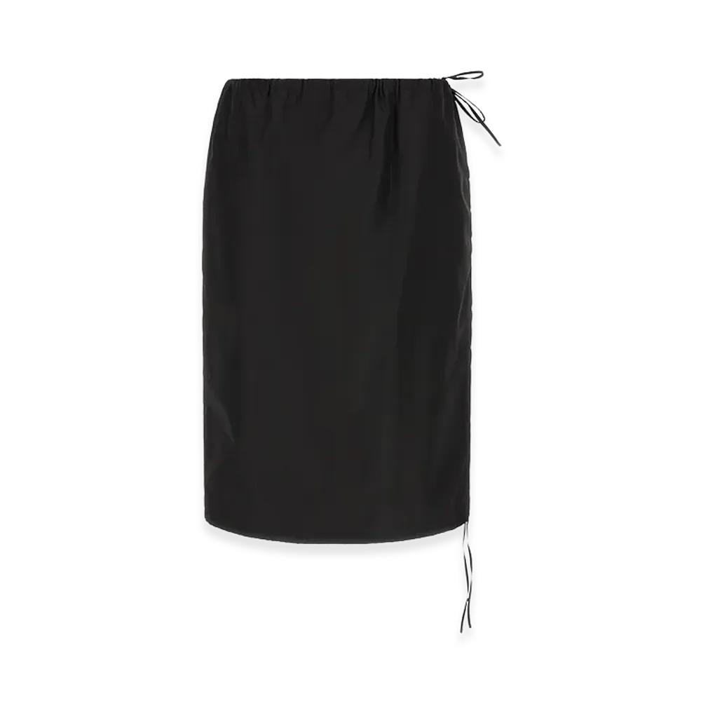 PRADA Women's Skirt With Drawstring "Black"