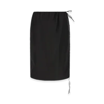 PRADA Women's Skirt With Drawstring "Black"