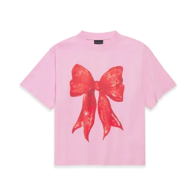 BALENCIAGA Bow T-shirt Medium Fit "Light Pink"