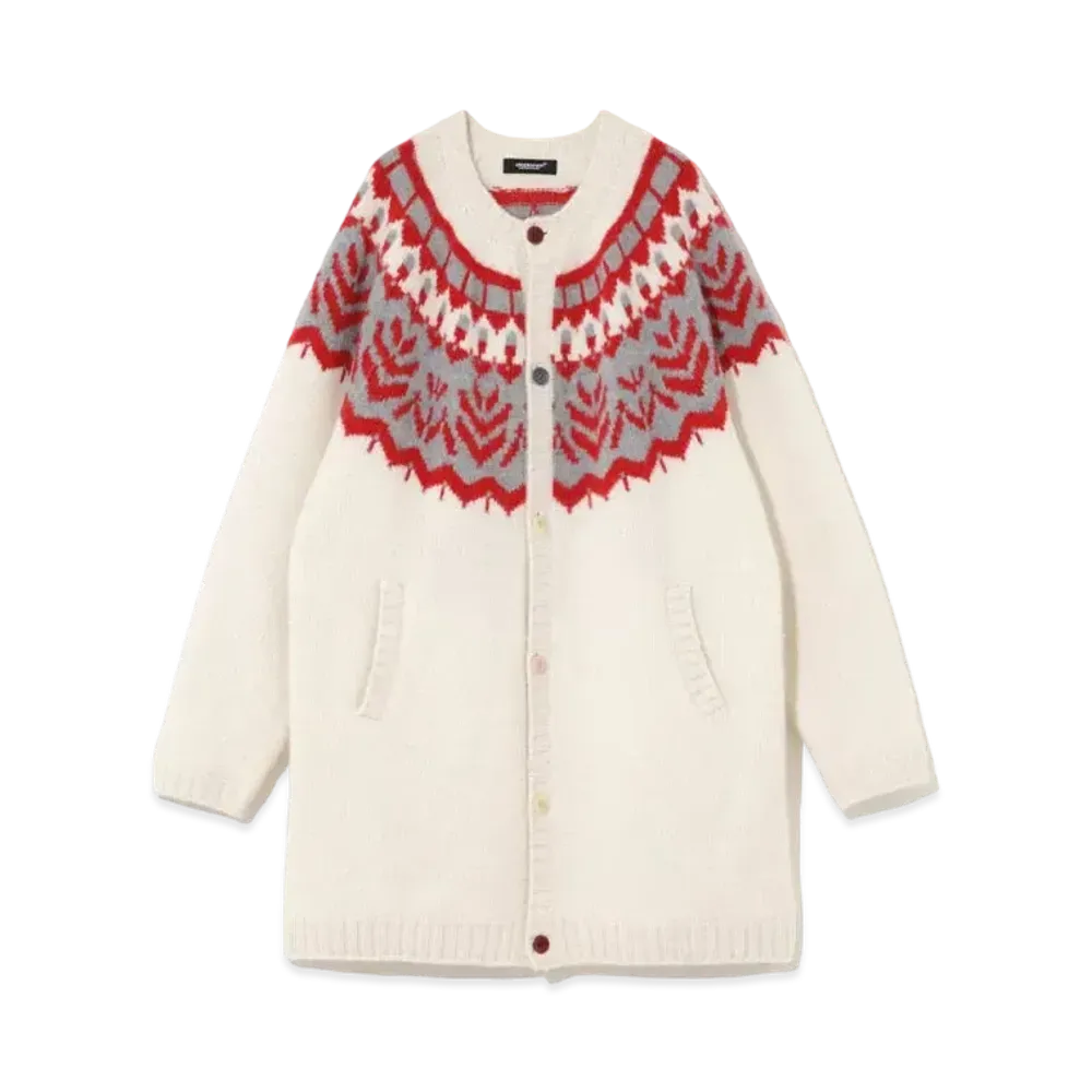 EVANGELION × UNDERCOVER CARDIGAN "Off White Base"