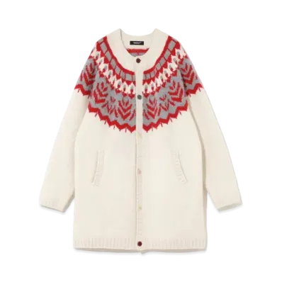 EVANGELION × UNDERCOVER CARDIGAN "Off White Base"
