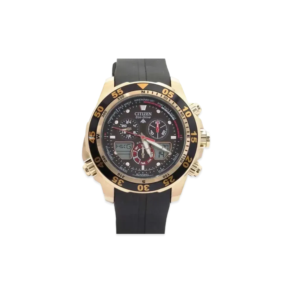 CITIZEN Promaster Eco Drive Yachting World Time "Black" JR4046-03E