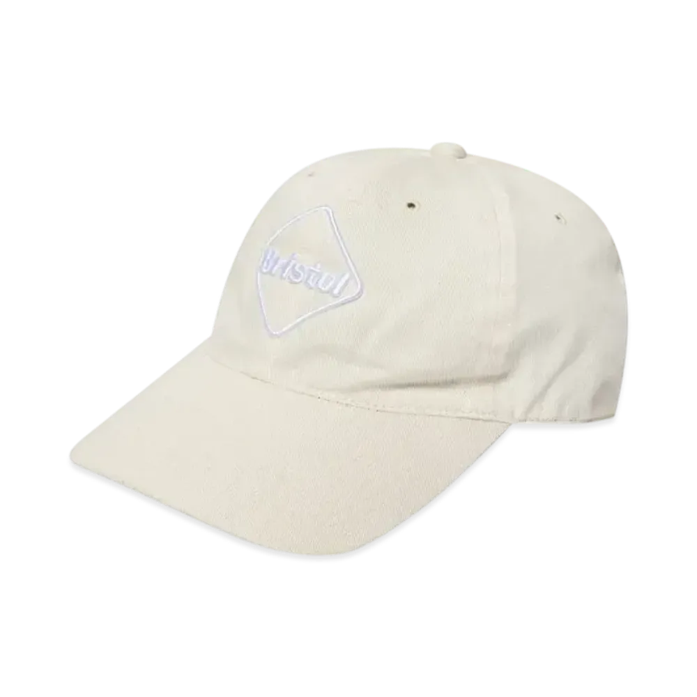 F.C.Real Bristol Washed Cotton Cap "Off White"