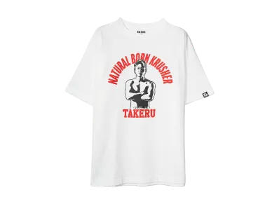 武尊 引退記念 \ RAZOR x TAKERU STENCIL T-SHIRT "WHITE"