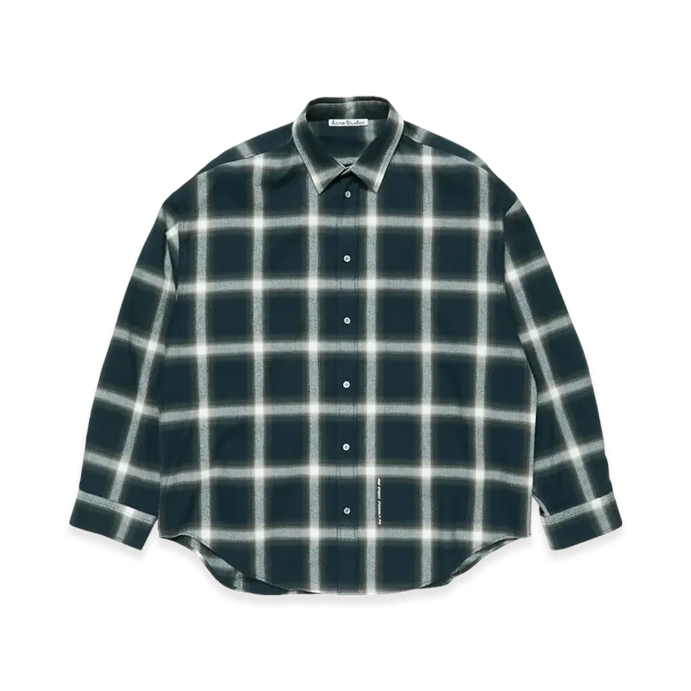 Acne Studios Button-up shirt "Navy Multi"
