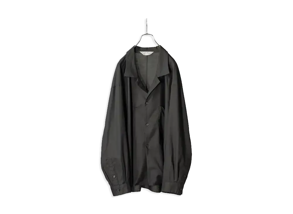 ANCELLM C/S Tailored Shirt "Black"