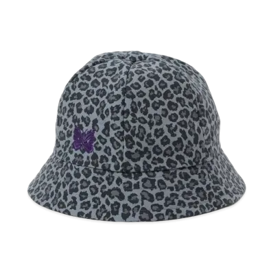 Needles x BEAMS Bermuda Hat "Leopard"